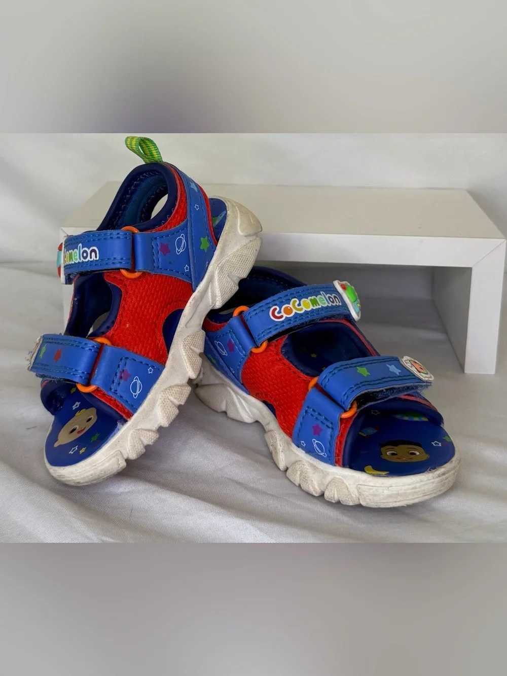 Kids' Blue & Red Sandals